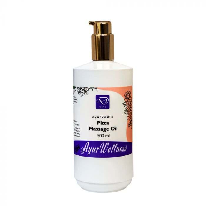 Afbeelding van AW Pitta Massage Oil 500 ml refill met pompje